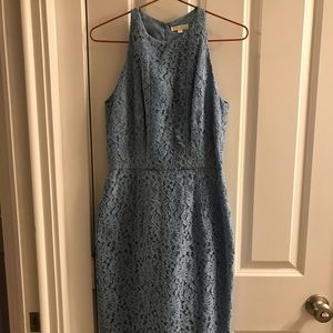 Shoshanna Blue Lace Dress, size 2